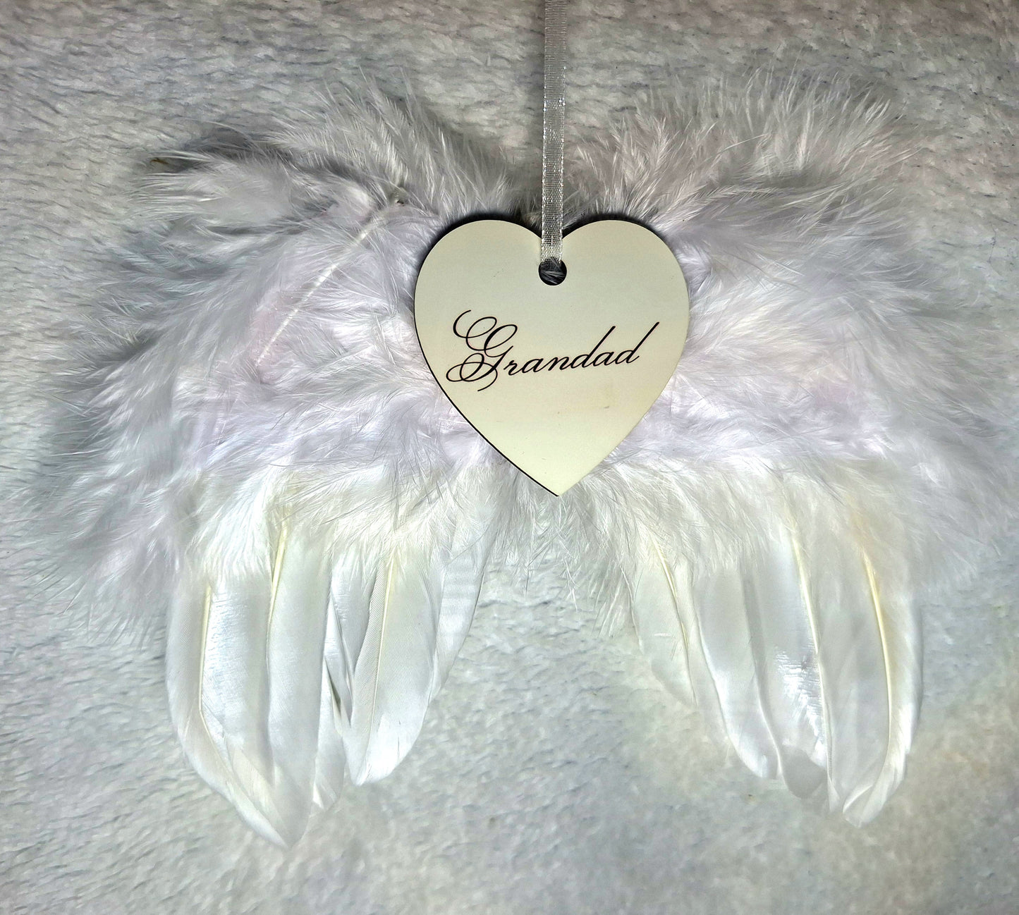 Angel wings hanging ornament