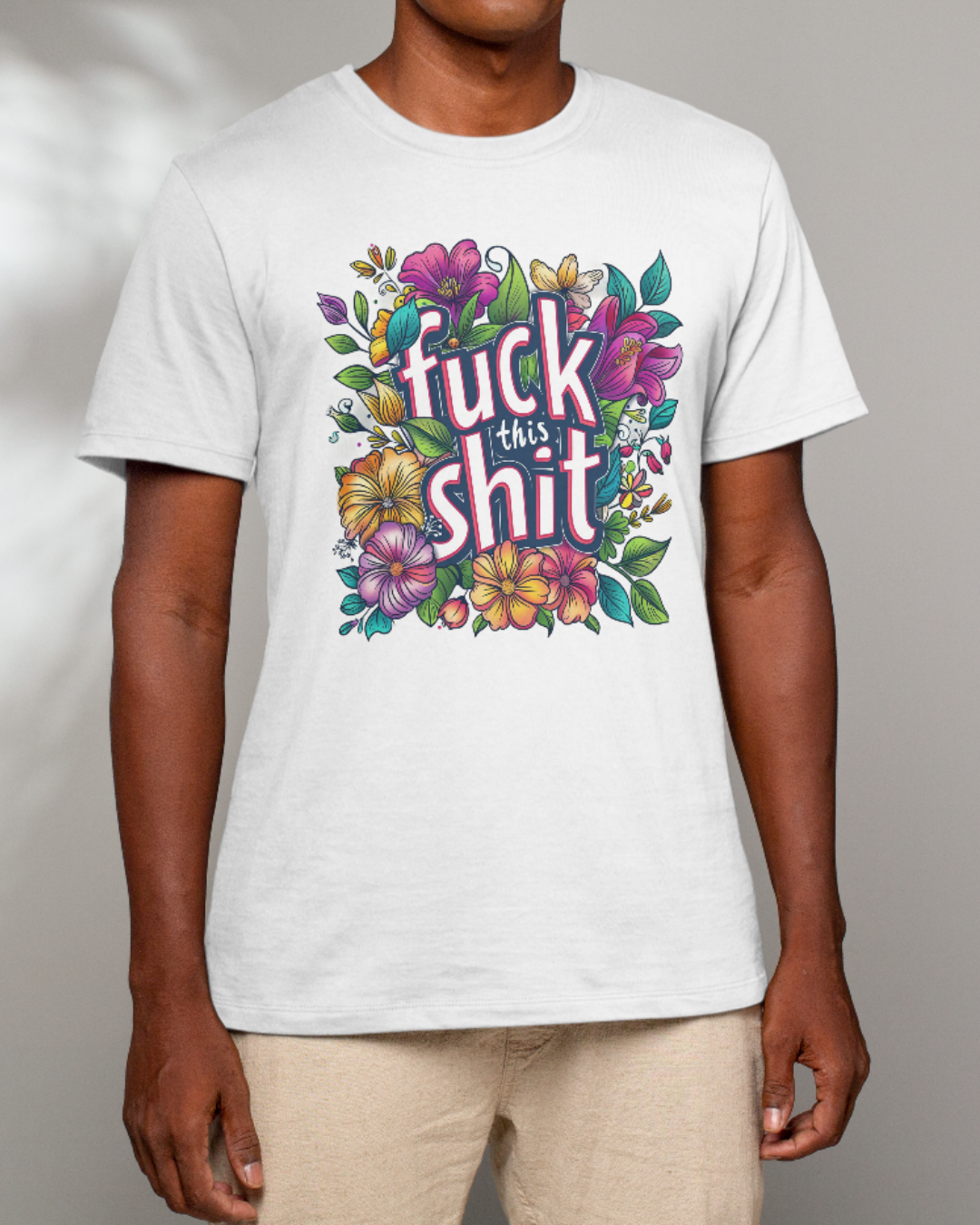 Bold Floral Statement T-Shirt