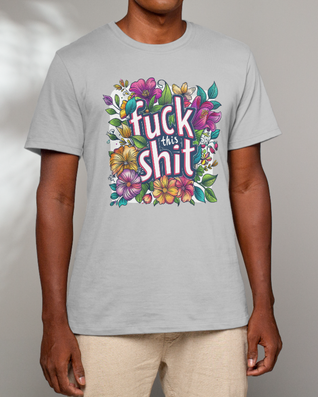 Bold Floral Statement T-Shirt