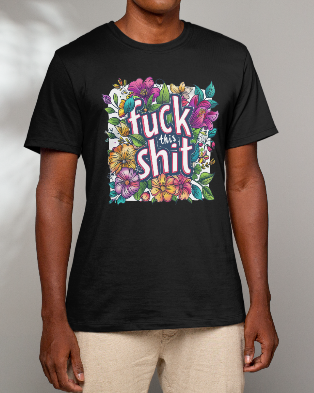 Bold Floral Statement T-Shirt