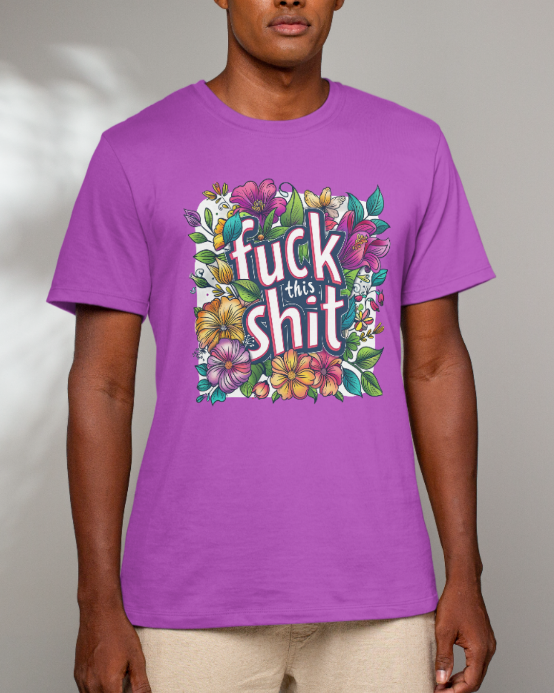 Bold Floral Statement T-Shirt