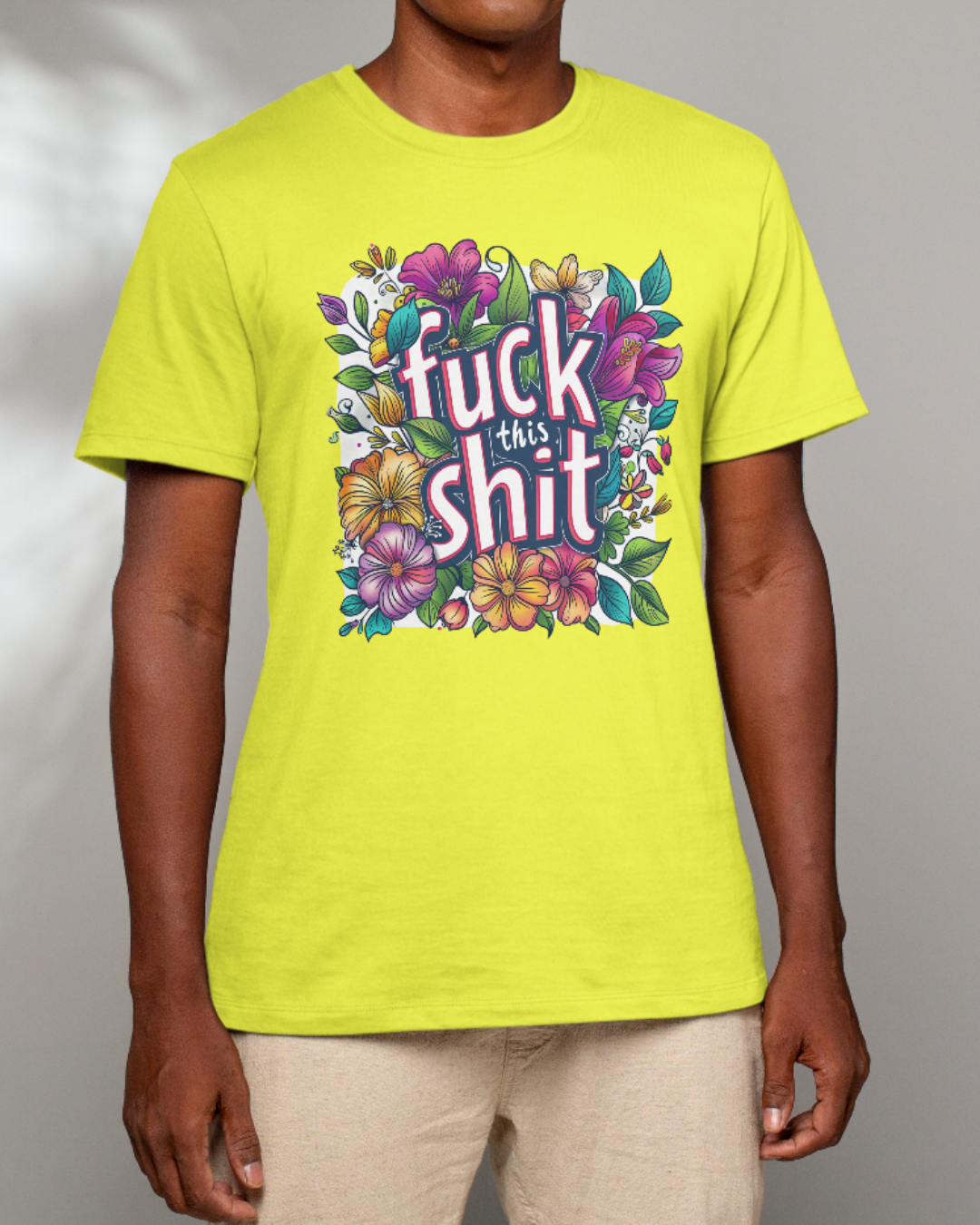 Bold Floral Statement T-Shirt