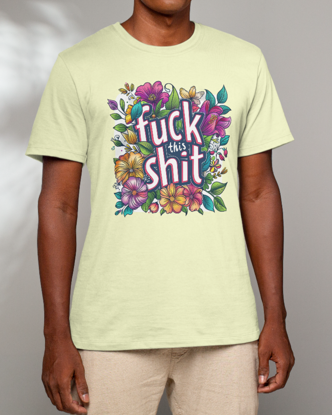 Bold Floral Statement T-Shirt