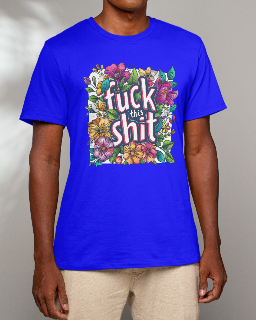 Bold Floral Statement T-Shirt