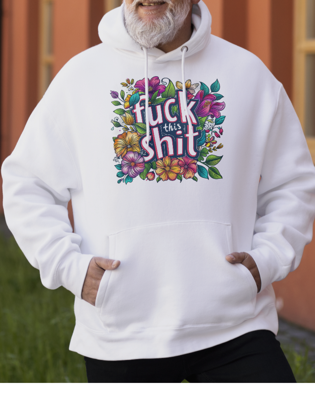Bold Floral Hoodie