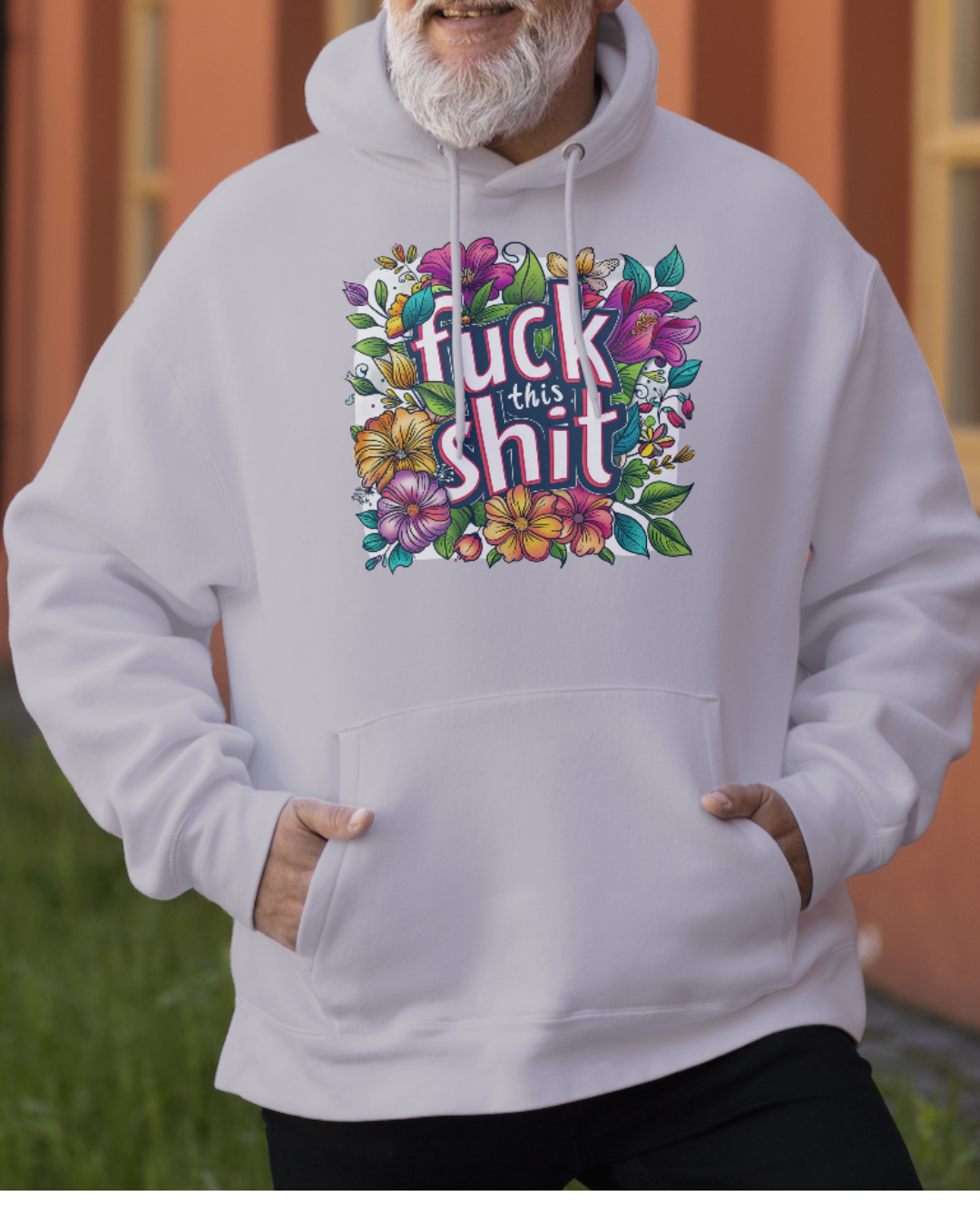 Bold Floral Hoodie