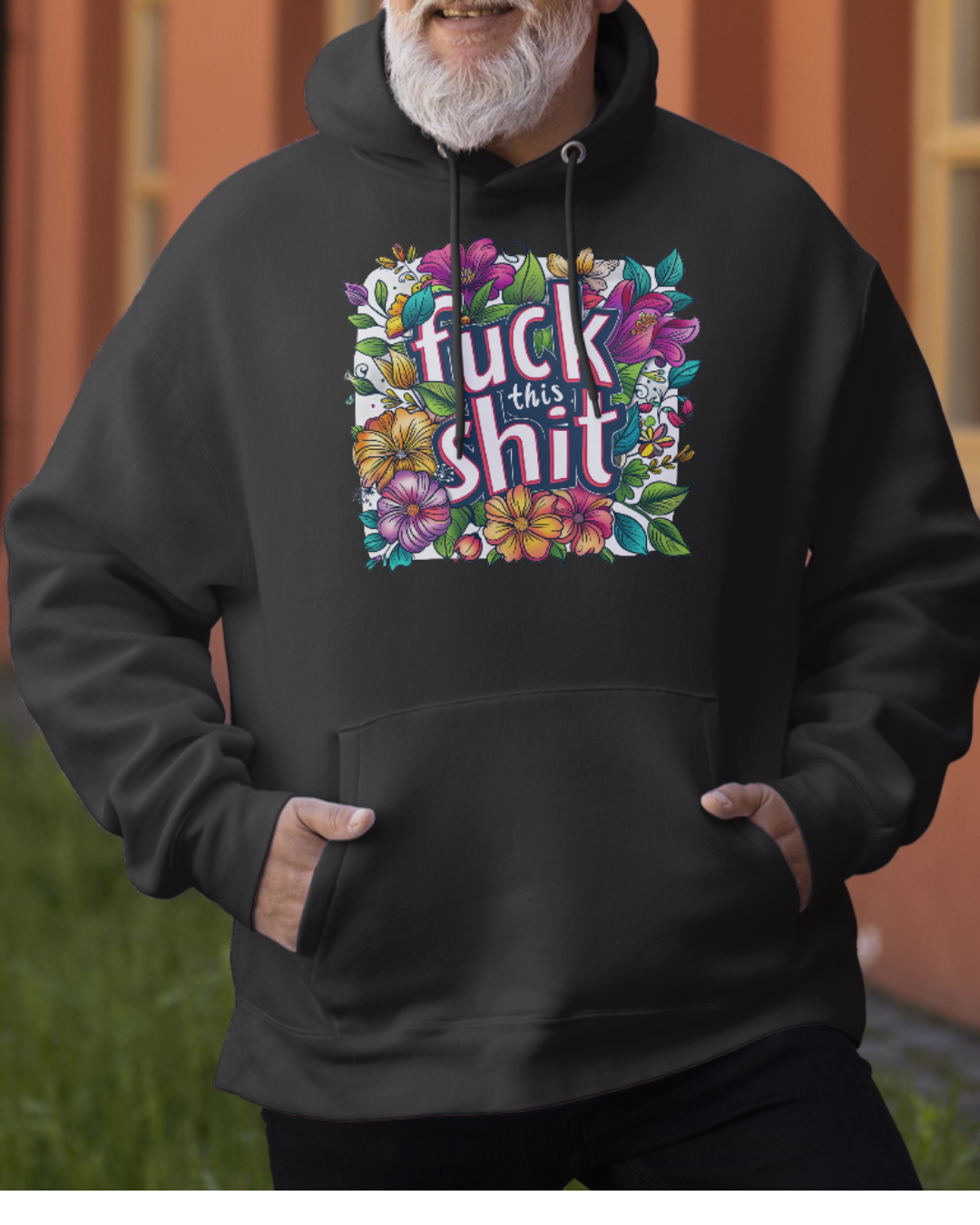 Bold Floral Hoodie