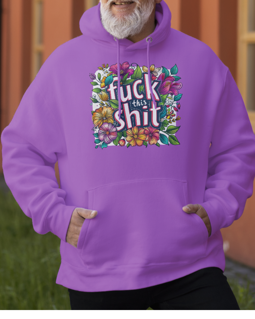 Bold Floral Hoodie