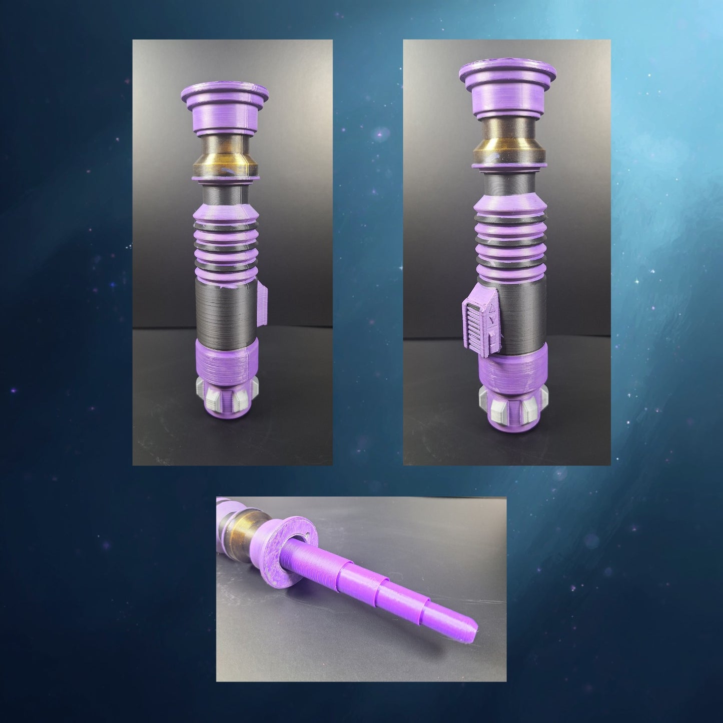 3D Printed & Hand-Painted Lightsaber - Display piece