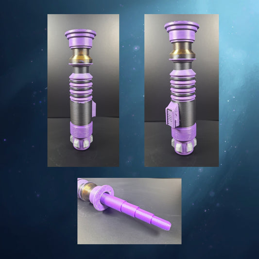 3D Printed & Hand-Painted Lightsaber - Display piece