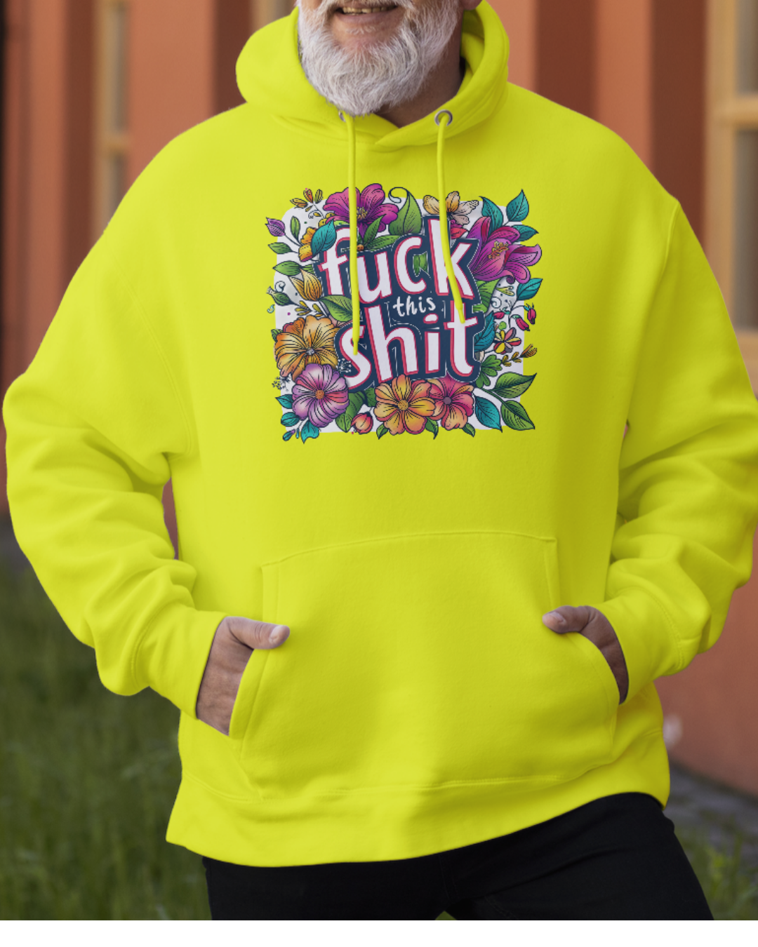 Bold Floral Hoodie