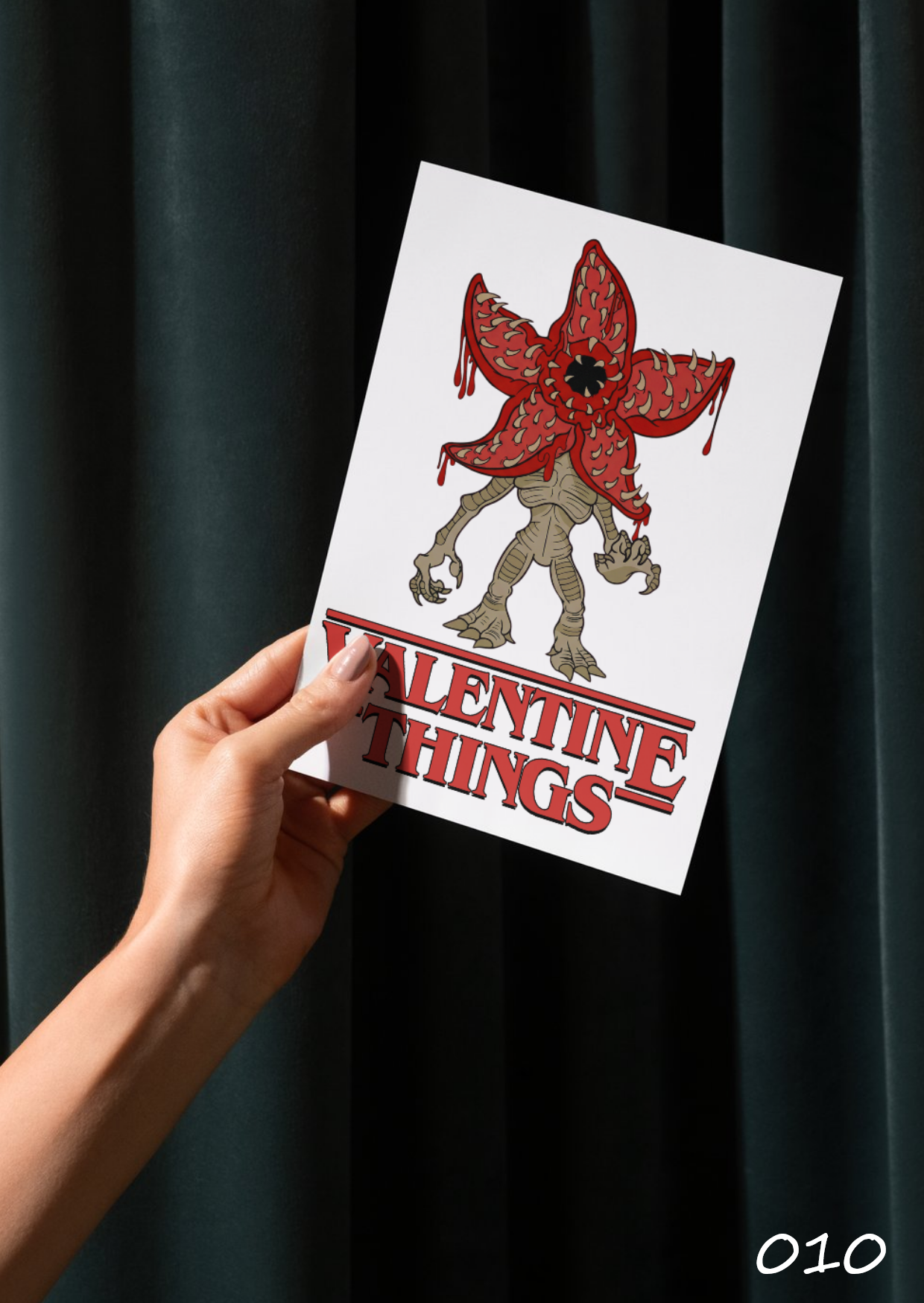 Stranger Things Valentines Day Cards