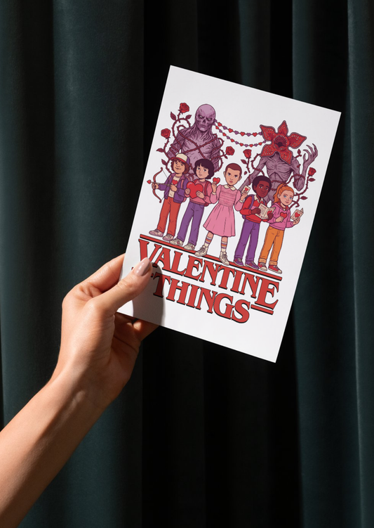 Stranger Things Valentines Day Cards