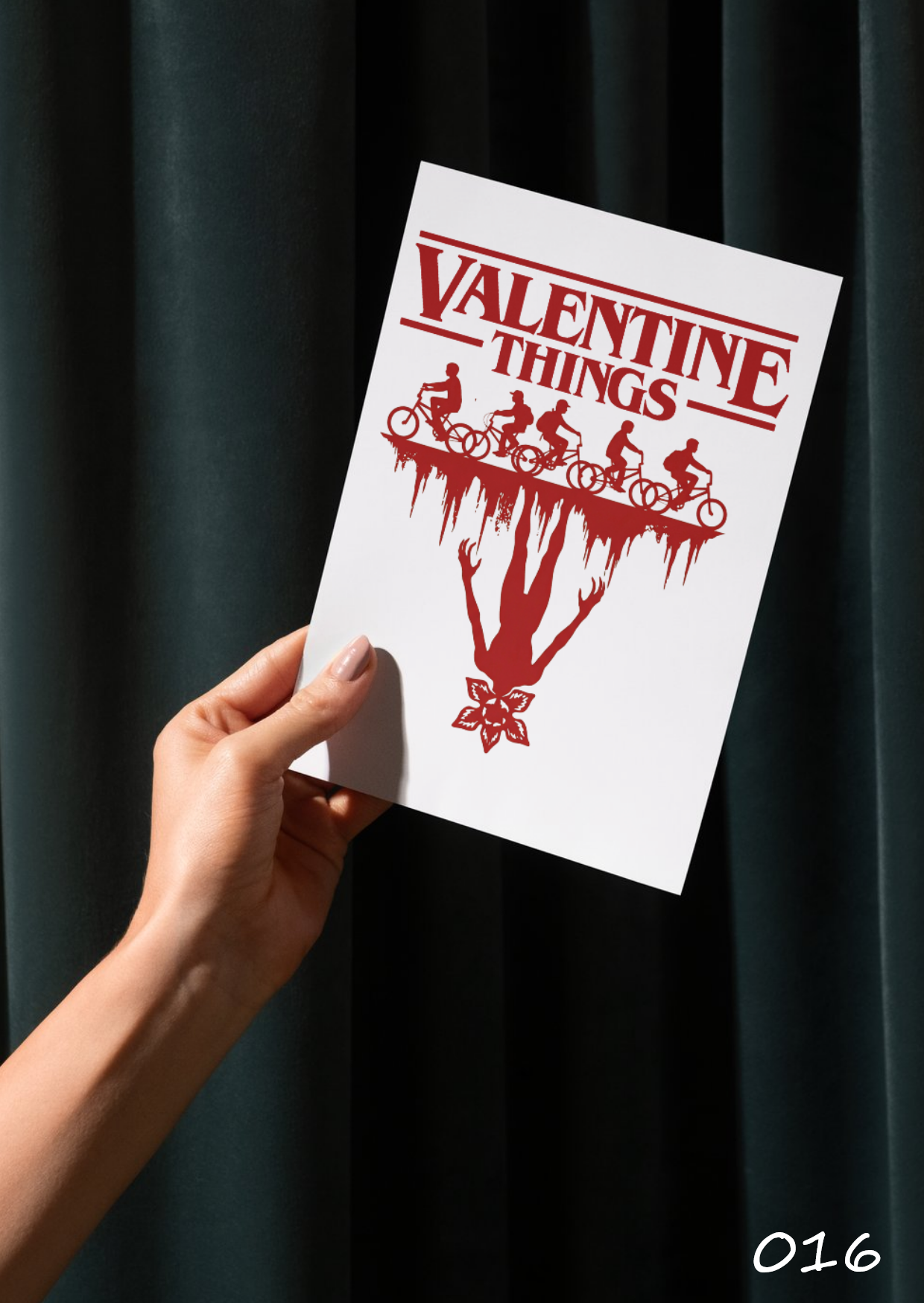 Stranger Things Valentines Day Cards