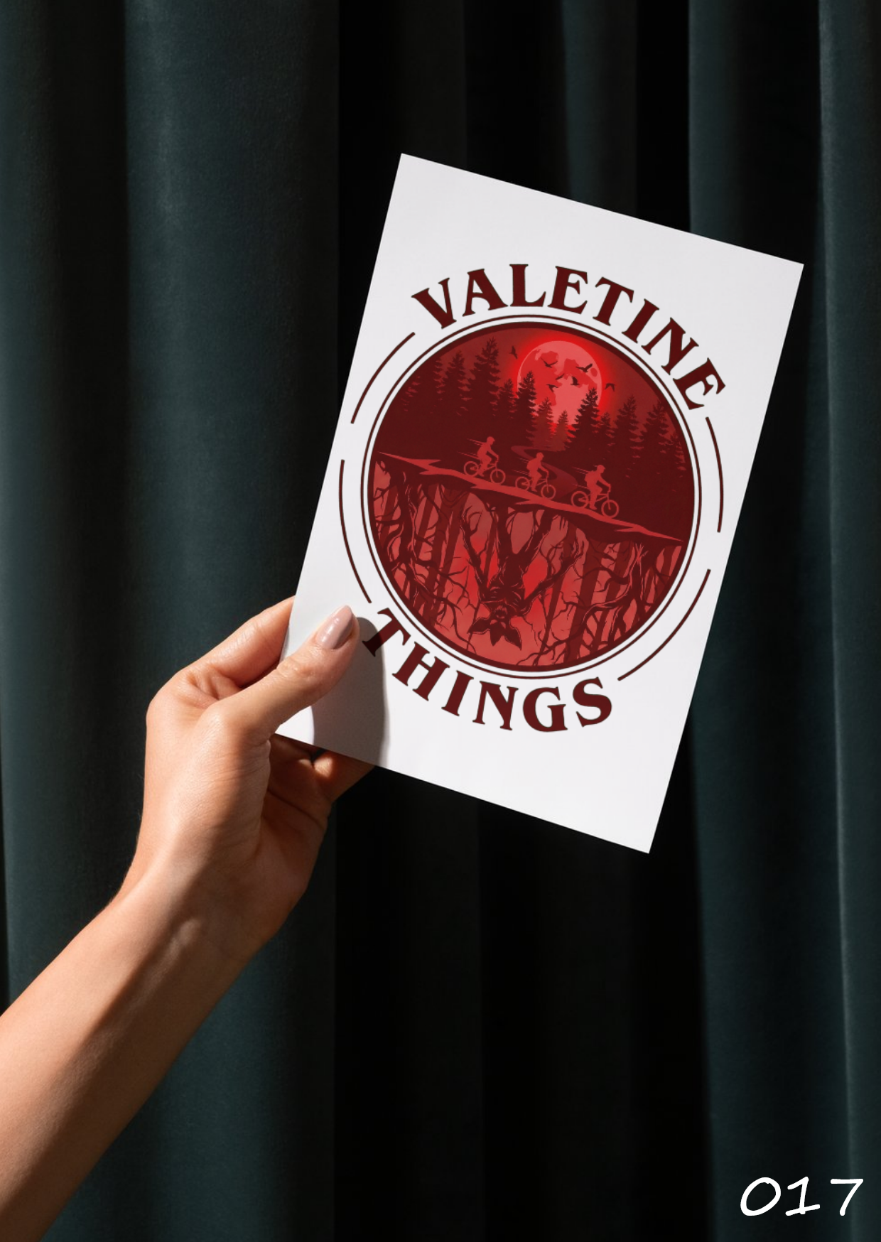 Stranger Things Valentines Day Cards