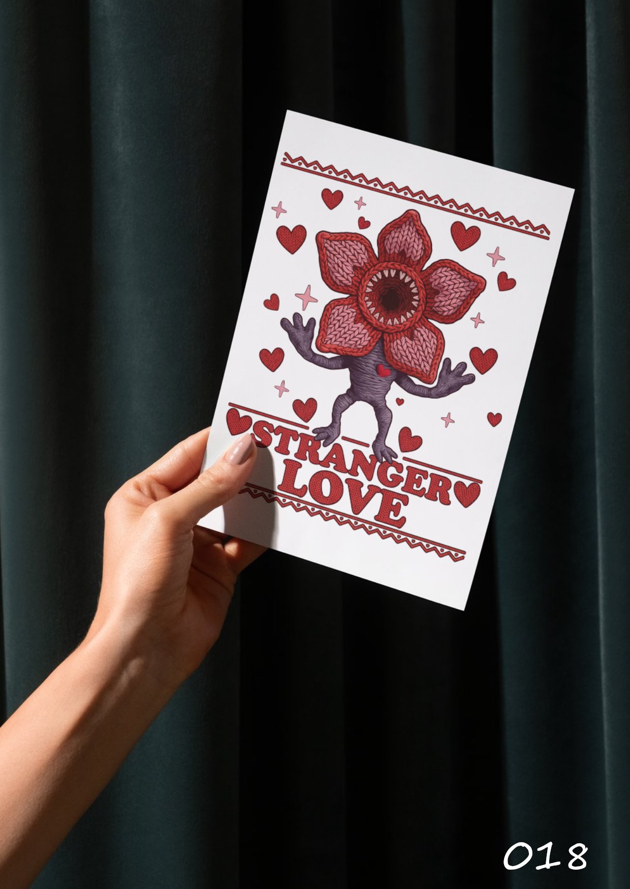 Stranger Things Valentines Day Cards