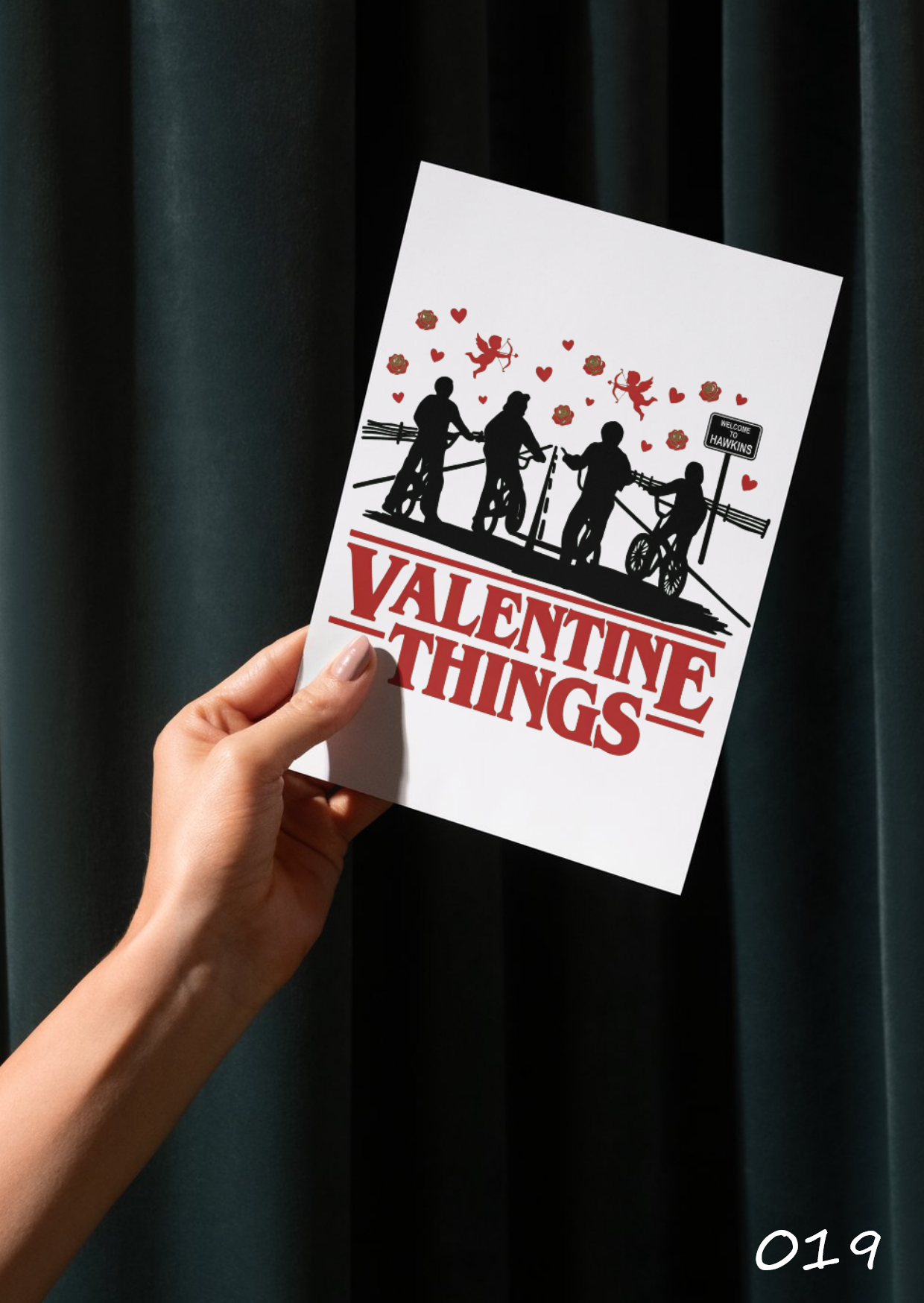 Stranger Things Valentines Day Cards