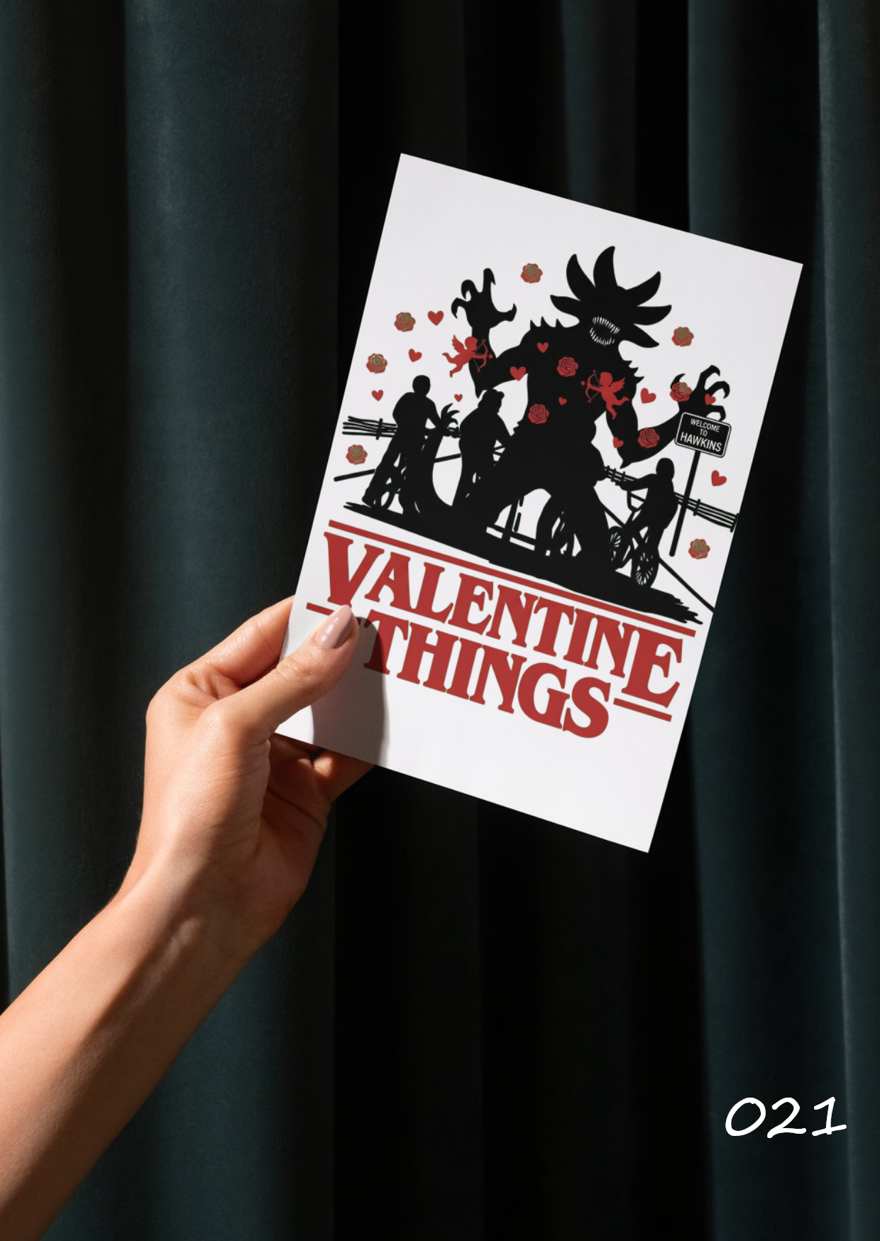 Stranger Things Valentines Day Cards