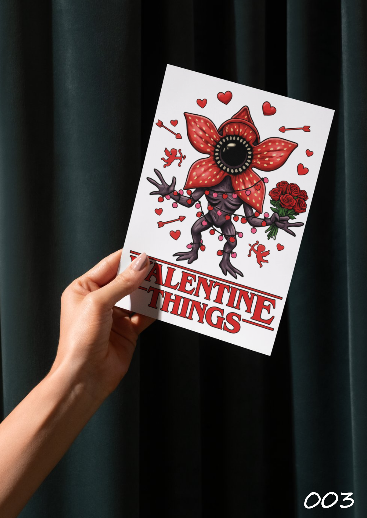 Stranger Things Valentines Day Cards