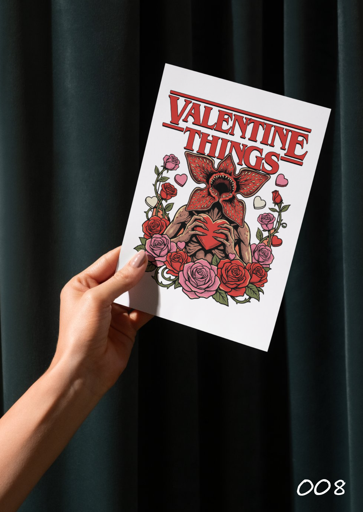 Stranger Things Valentines Day Cards