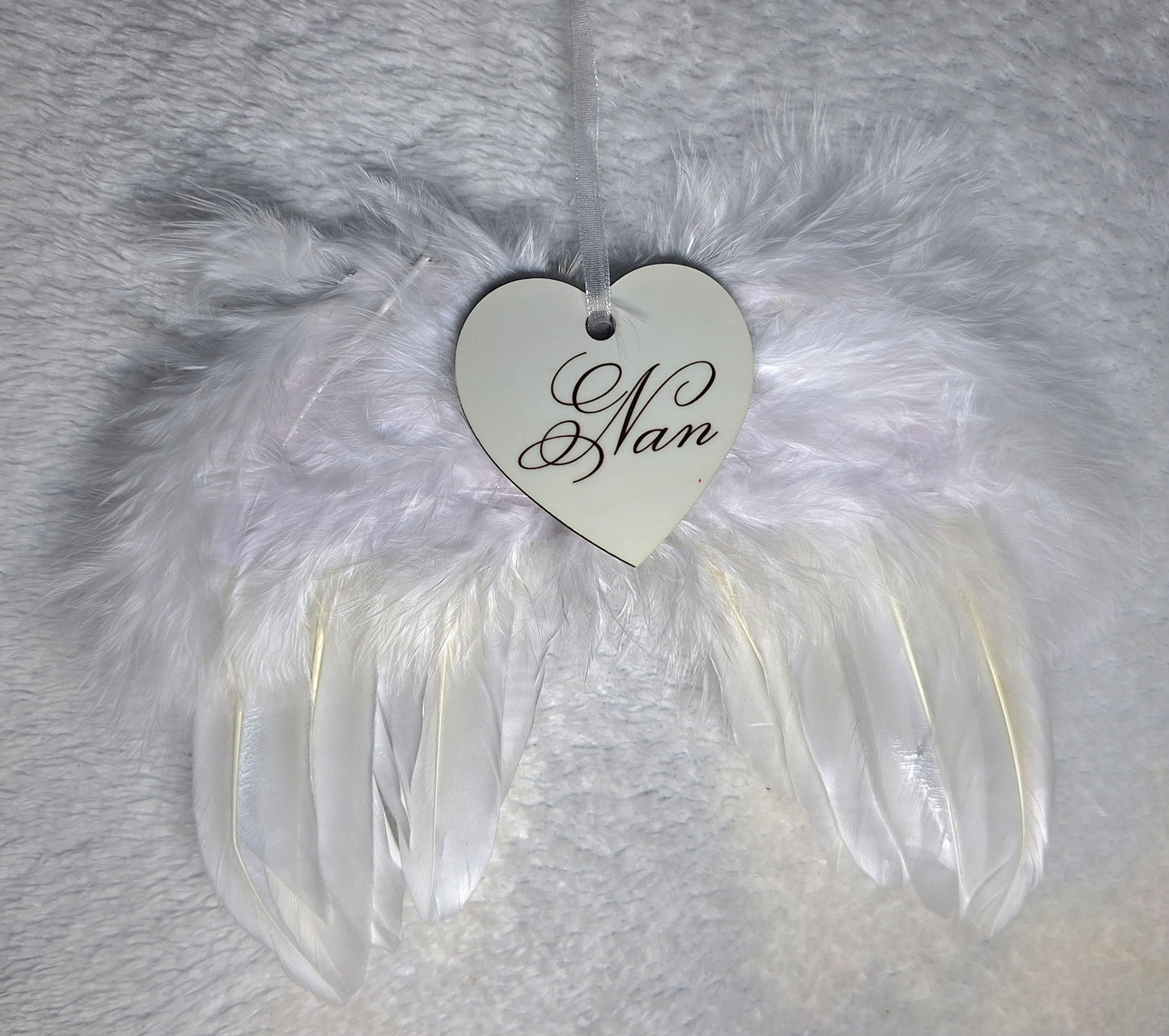 Angel wings hanging ornament