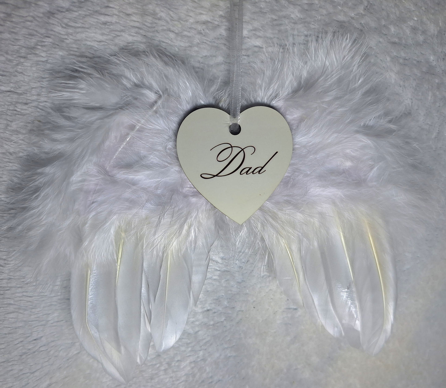 Angel wings hanging ornament