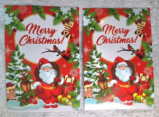 Christmas wine bottle stickers
