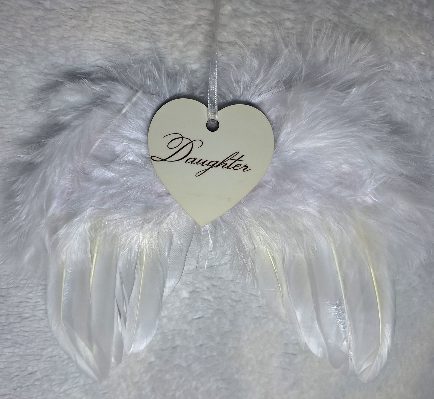 Angel wings hanging ornament