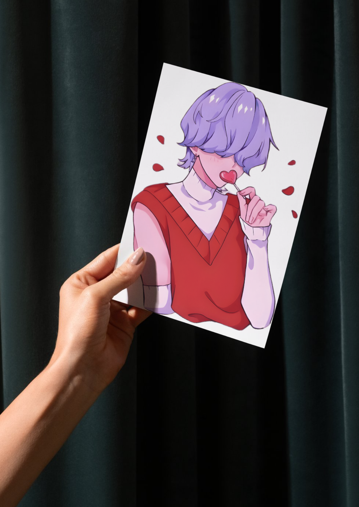 Kpop Demon Hunter Valentines Day Cards Mystery pack of 5 cards